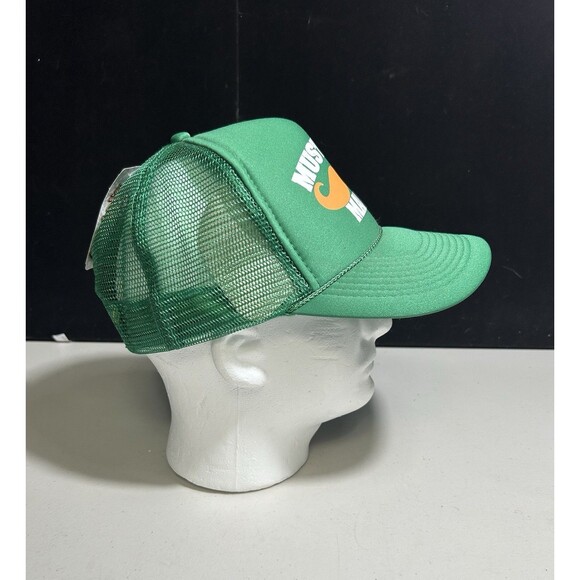 NEW Green Mustache March Mesh Trucker SnapBack Otto Baseball Cap St. Patrick Day - Picture 2 of 8